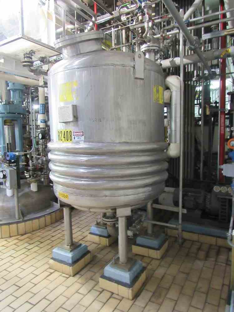 400 Gal Alloy Fab 316L Stainless Steel Pressure Vessel