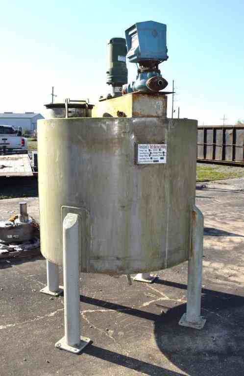 400 Gal Thibs Machine & Welding Stainless Steel Tank