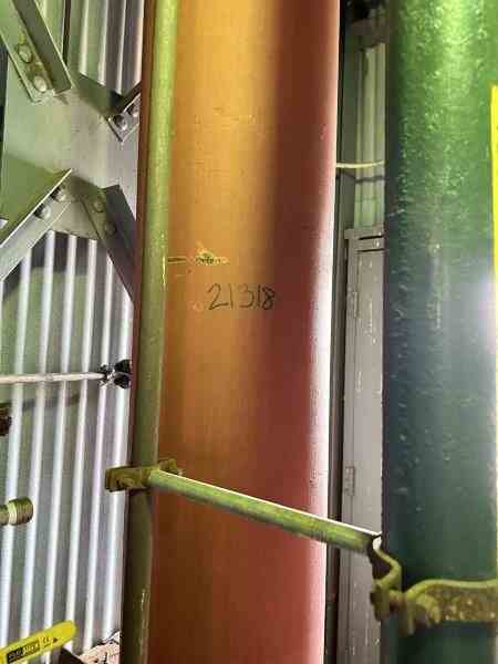 416 Sq Ft Rubicon Ind. Stainless Steel Shell & Tube Heat Exchanger