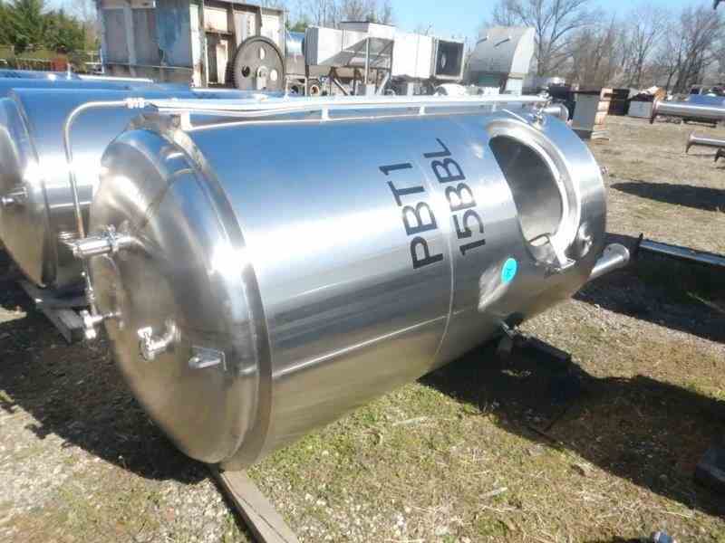 465 Gallon JV Northwest Stainless Steel Jacketed Tank