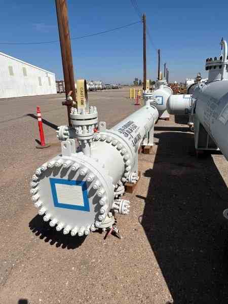 521 Sq Ft Fabsco Carbon Steel Shell & Tube Heat Exchanger