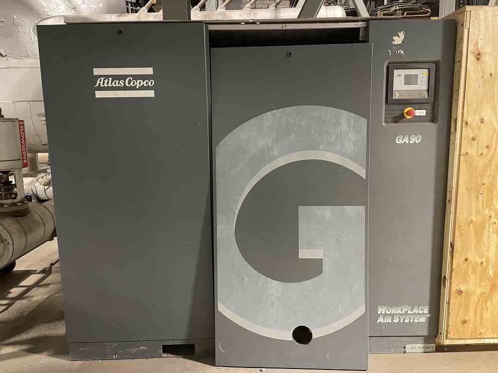 524 CFM Atlas Copco Rotary Screw Compressor