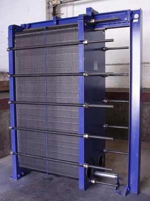 5732 Sq Ft Mueller Stainless Steel Plate Heat Exchanger