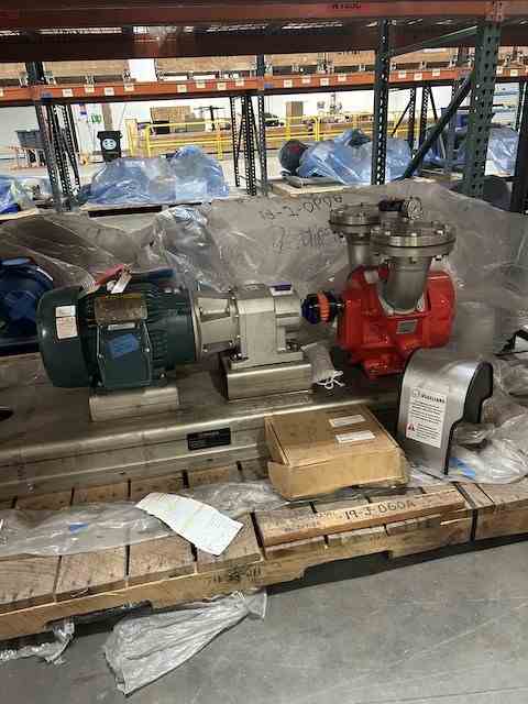 7.5 HP Vogelsang 316L Stainless Steel Positive Displacement Pump