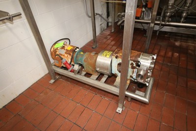 7.5 HP Waukesha Cherry-Burrell Positive Displacement Pump