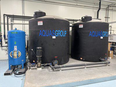 80 GPM Aquas Group DI/RO System