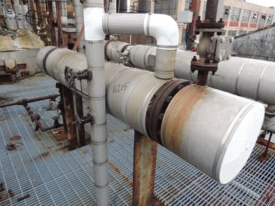 80 Sq Ft Manning & Lewis Carbon Steel Shell & Tube Heat Exchanger