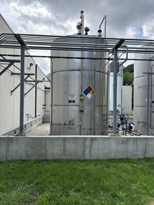 8500 Gal Wolfe Mechanical  Stainless Steel Tank