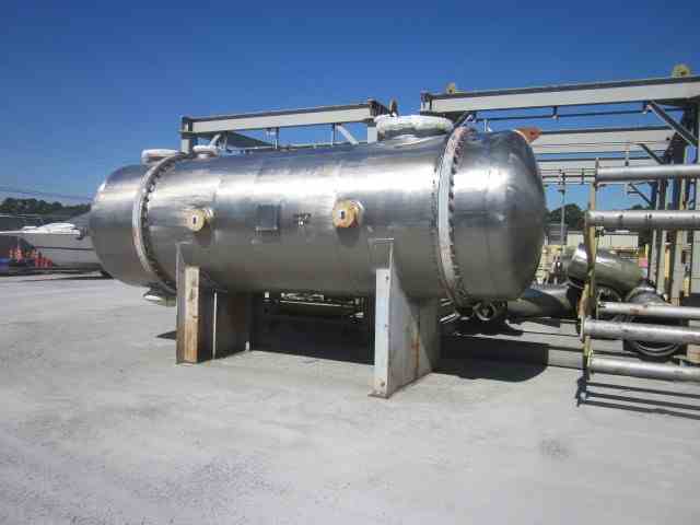 8828 Sq Ft Praj Industries Stainless Steel Shell & Tube Heat Exchanger