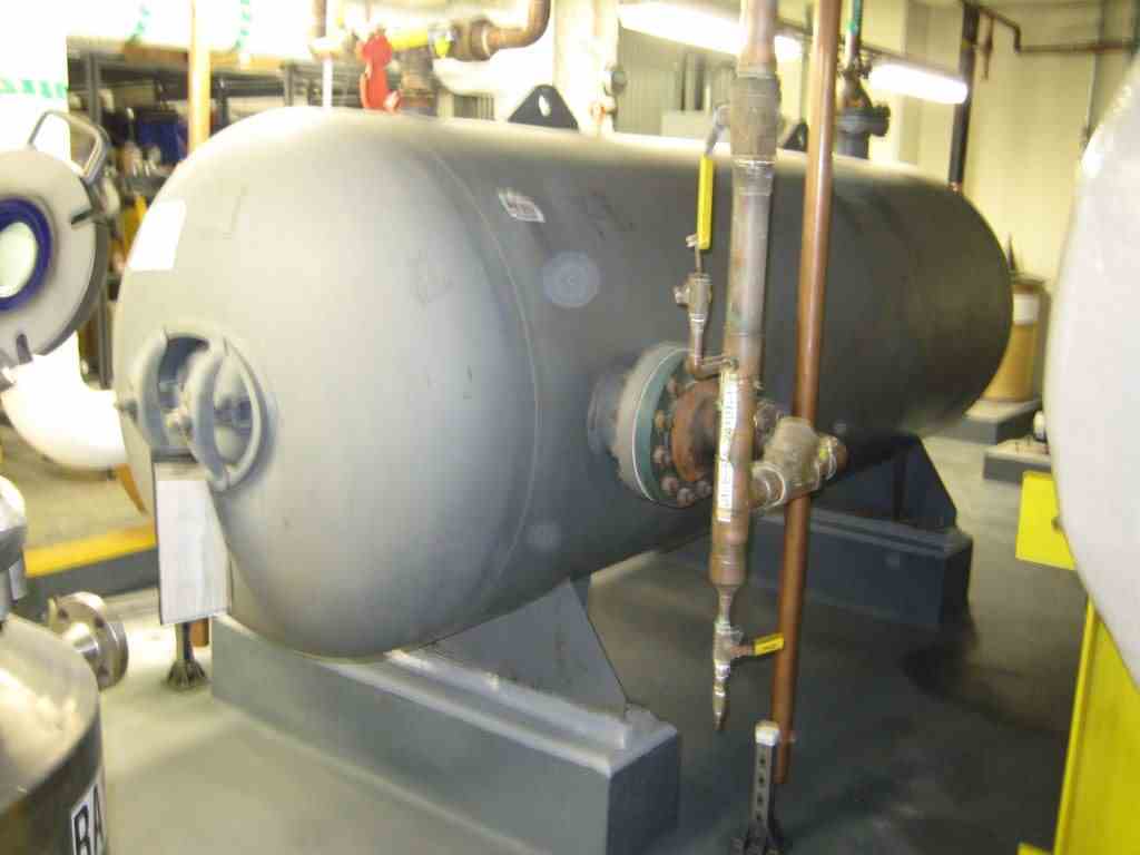 940 Gal Brunner Horizontal Carbon Steel Pressure Vessel