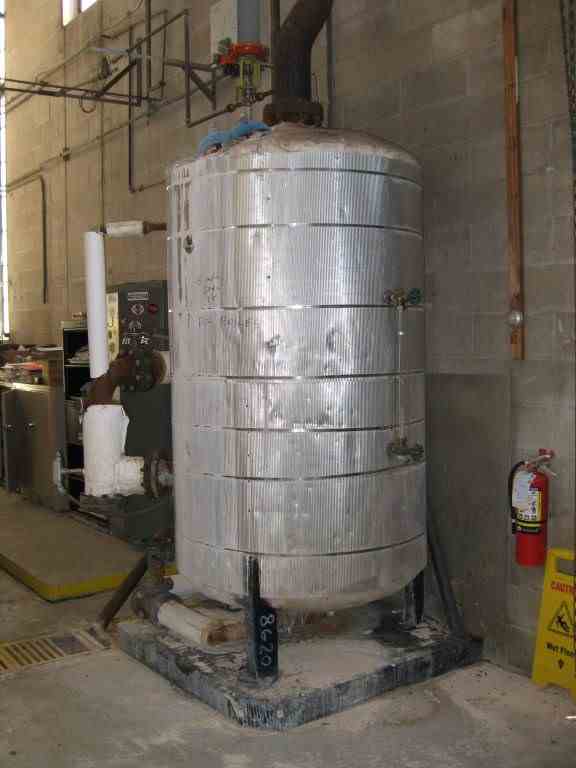 400 Gal Vertical Carbon Steel Pressure Vessel