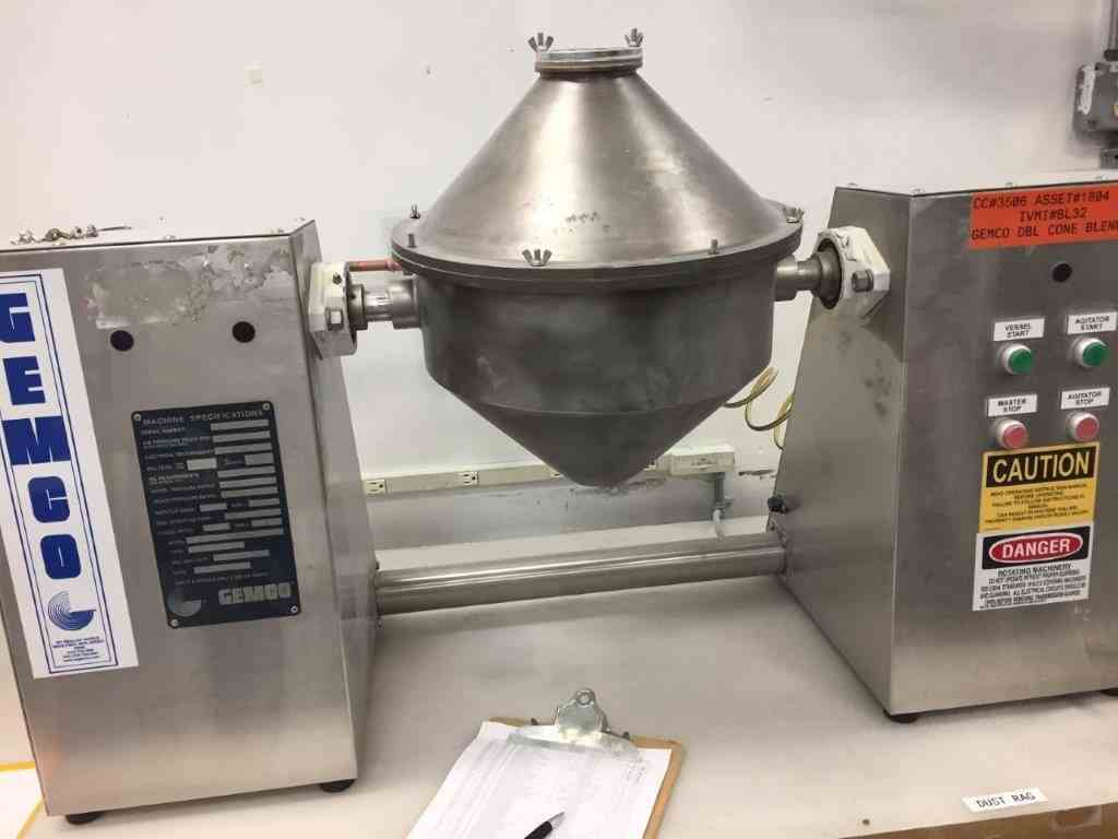 Gemco 16/8 Qt SS Double Cone Blender