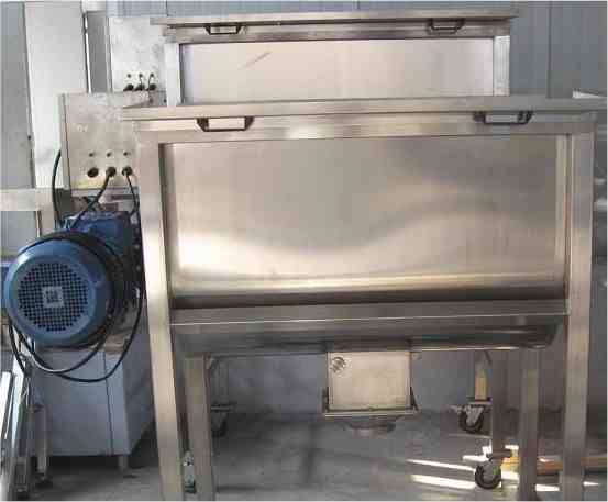 20 Cu Ft Stainless Steel Ribbon Blender