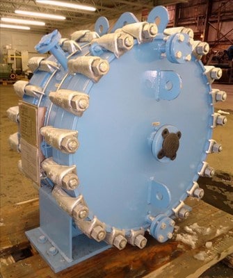 115-sq-ft-tranter-spiral-heat-exchanger