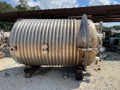 Used 1500 Gallon Alloy Fab Reactor - Stainless Steel